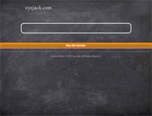 Tablet Screenshot of eyejack.com